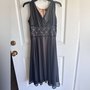 DressBarn Collection sleeveless black dress size 8